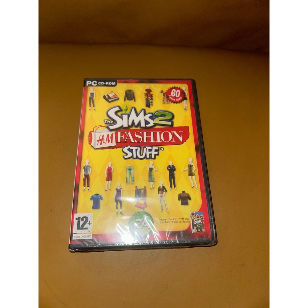 The Sims 2 H&M Fashion Stuff PC CD-ROM EA Games Expansion Pack New Sealed